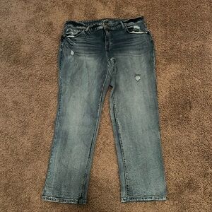 Edgely size 20 faded distressed jeans